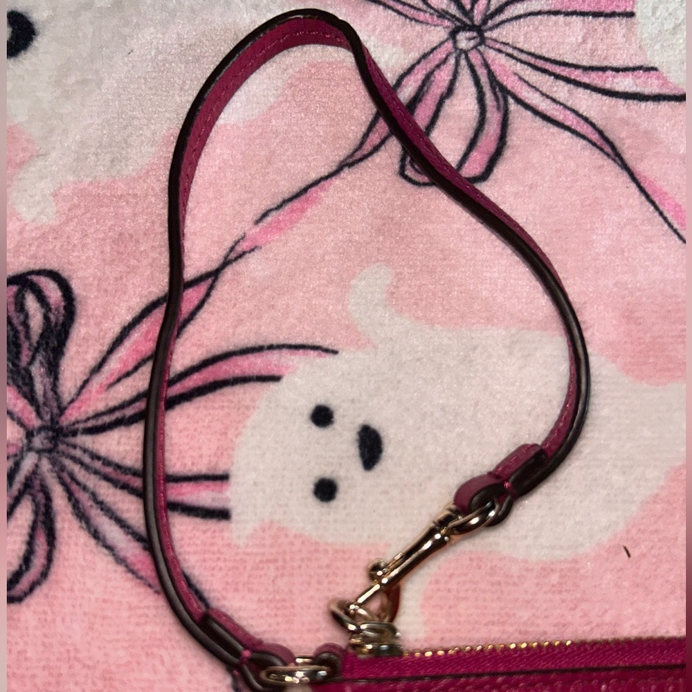 Pink Coach Wristlet - Picture 3 of 6